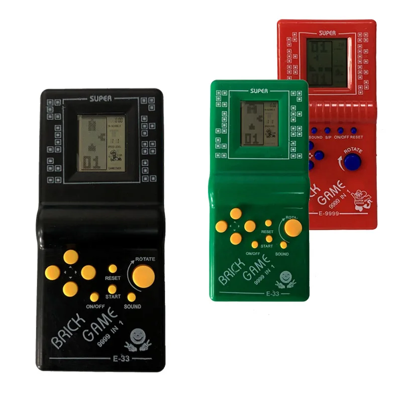 

Tetris Hand held Game player 2.7'' LCD Electronic Game Toys Pocket Game Console Classic Childhood For Gift