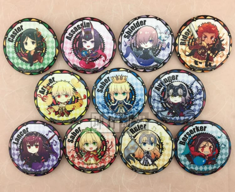 

Fate Grand Order Anime Fate Apocrypha Saber Joan of Arc Gilgamesh Matthew Kawaii Badge