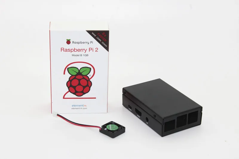 ФОТО 3 in 1 2015 New&Original Raspberry Pi Model 3 Model B Broadcom 1G RAM + New Black Case Metal box + Cooling fan Free Shipping!
