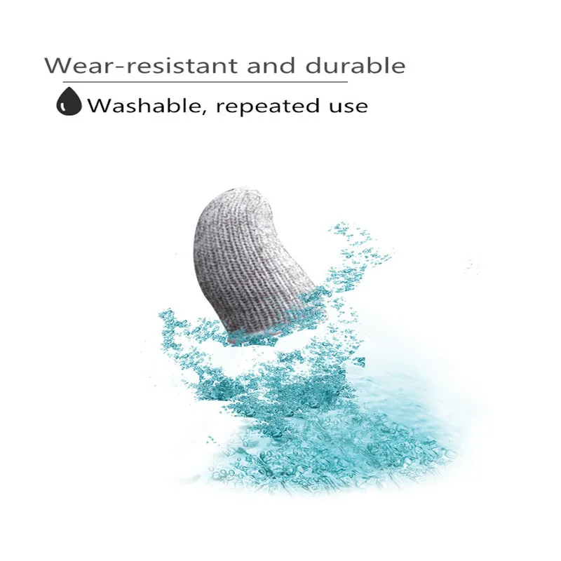 Prevent hand sweat Fingertip gloves for iphone xiao mi huwwei samsung Galaxy mobile games touch ipad Smart phone mouse durable