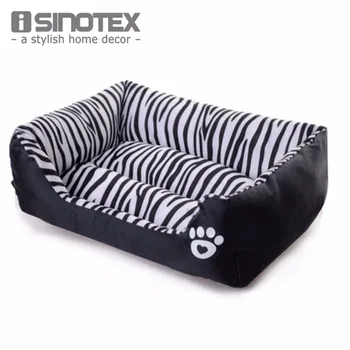 

Waterproof Pet Bed Zebra Patterns Sweety Dog House Moistureproof Keep Clean Pets Bed Home For Cats