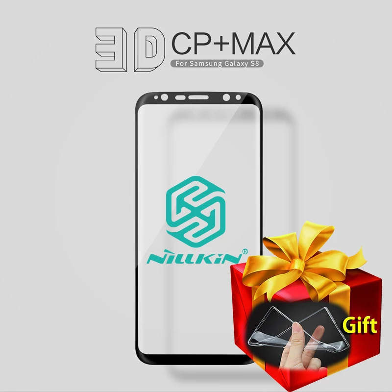 imágenes para Nillkin CP + Max 3D Cubierta Completa de Vidrio Templado Para Samsung Galaxy S8 G950F G950FD Regalo de Casos de TPU Protector de Pantalla para Samsung S8 imágenes para Nillkin CP + Max 3D Cubierta Completa de Vidrio Templado Para Samsung Galaxy S8 G950F G950FD Regalo de Casos de TPU Protector de Pantalla para Samsung S8