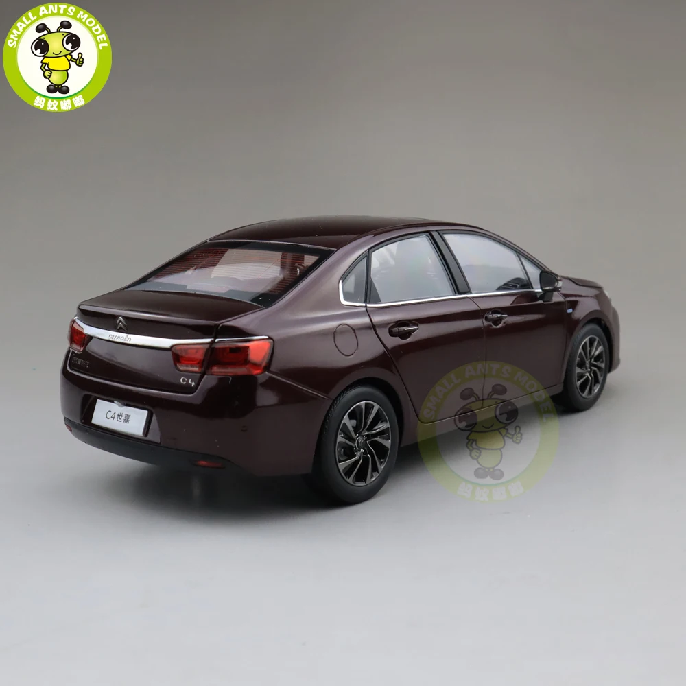 1/18 Citroen C4 C4L Diecast car model Toys Kids Boy Girl Birthday GIFTS Brown