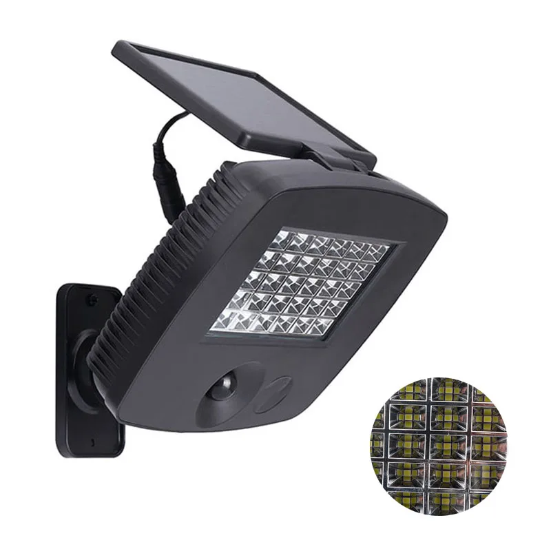 200LM 30 LED Solar Powered Ultra Bright PIR Motion Sensor Garage Garden