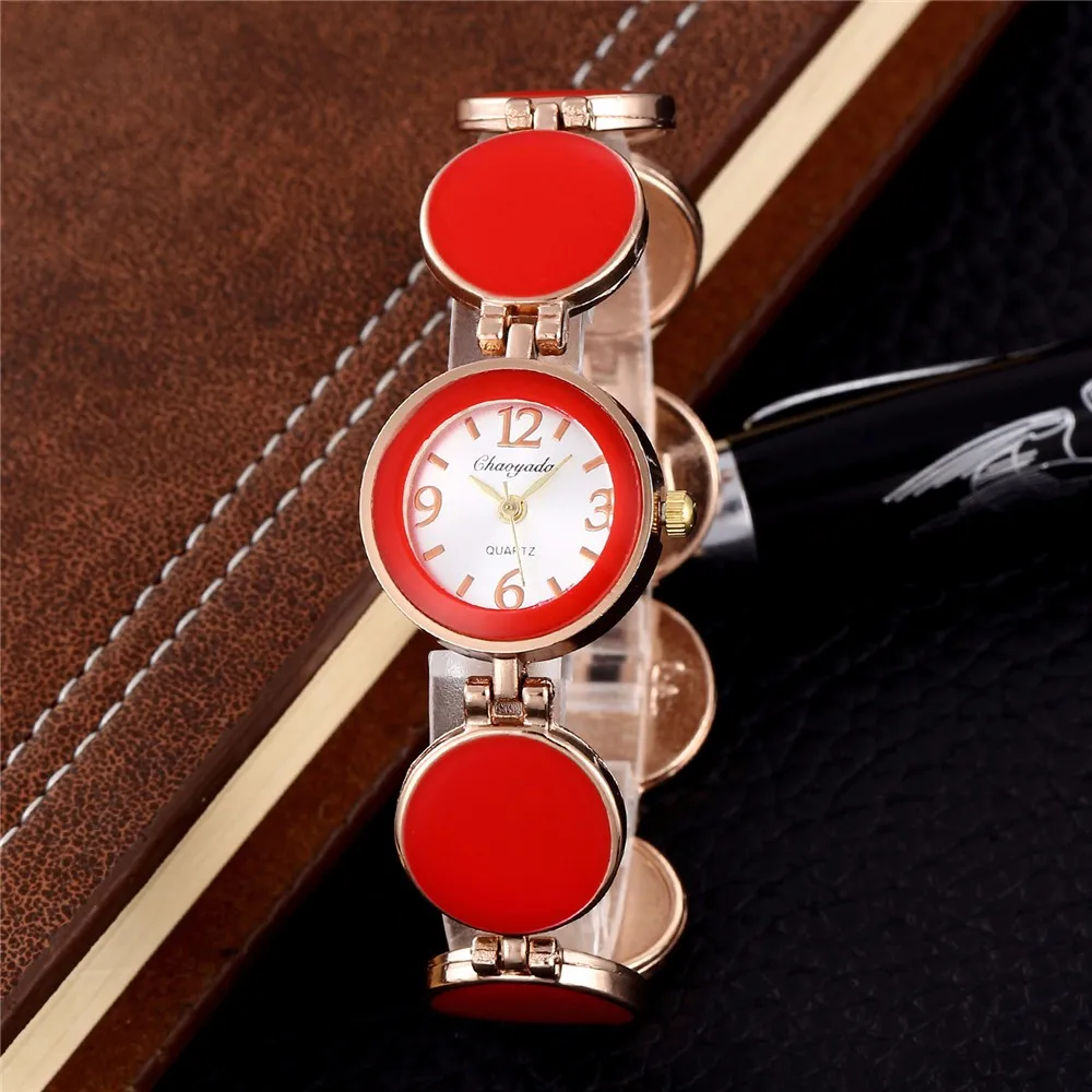 Bracelet Watch Dress Quartz Top-Brand Womens Luxury Hot Enamel Kol Bayan Strap Saati