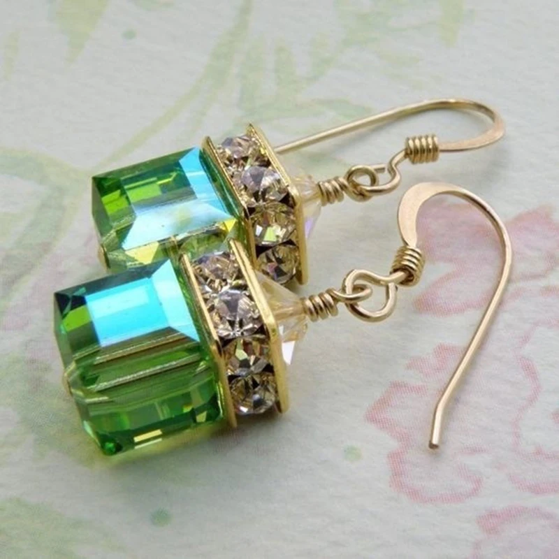 Винтажные висячие серьги в форме листьев дерева для женщин, ювелирные изделия, свадебные сережки oorbellen O3M024 - Окраска металла: M048-2 earrings