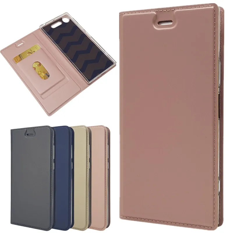 

For Sony Xperia XA XA1 XA2 Ultra XZ1 XZ2 Compact XZ2 Premium L1 L2 Magnetic PU Leather Card Wallet Flip Stand Holder Phone Case