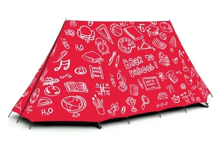 3-4 Person All Pattern Double Layer Camping Tent Hiking Music Festival