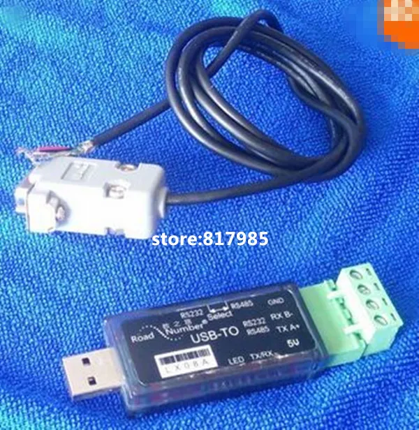 Бесплатная доставка! USB к RS232/USB RS485 конвертер + 232 провода/485 кабеля двойной функции
