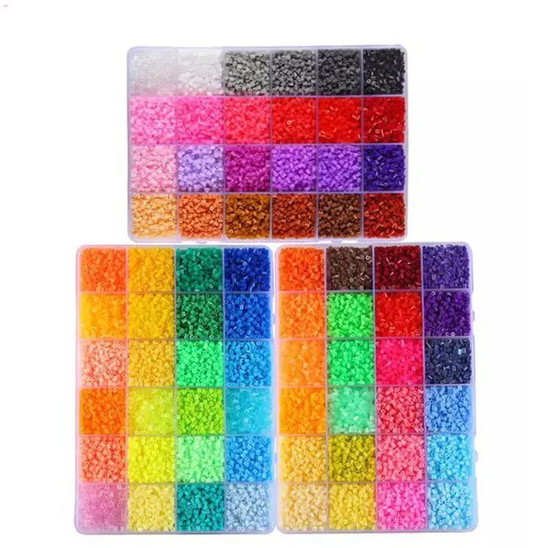 72 colors 39000pcs Perler Toy Kit 5mm/2.6mm Hama beads 3D Puzzle DIY Toy Kids Creative Handmade Craft Toy Gift 9