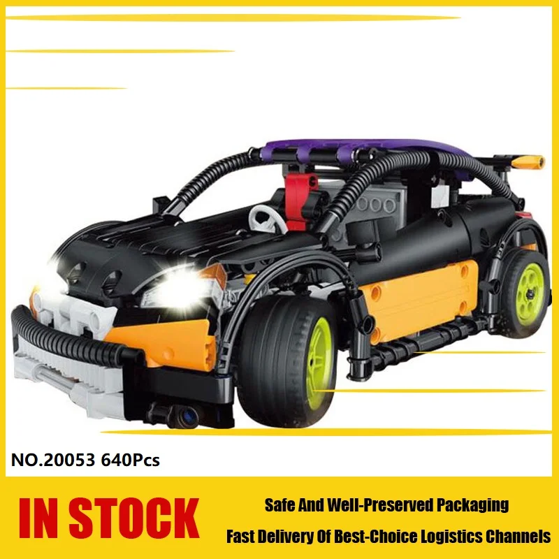 20053 Technic серии хэтчбек тип RC пульт дистанционного управления автомобиль MOC-6604