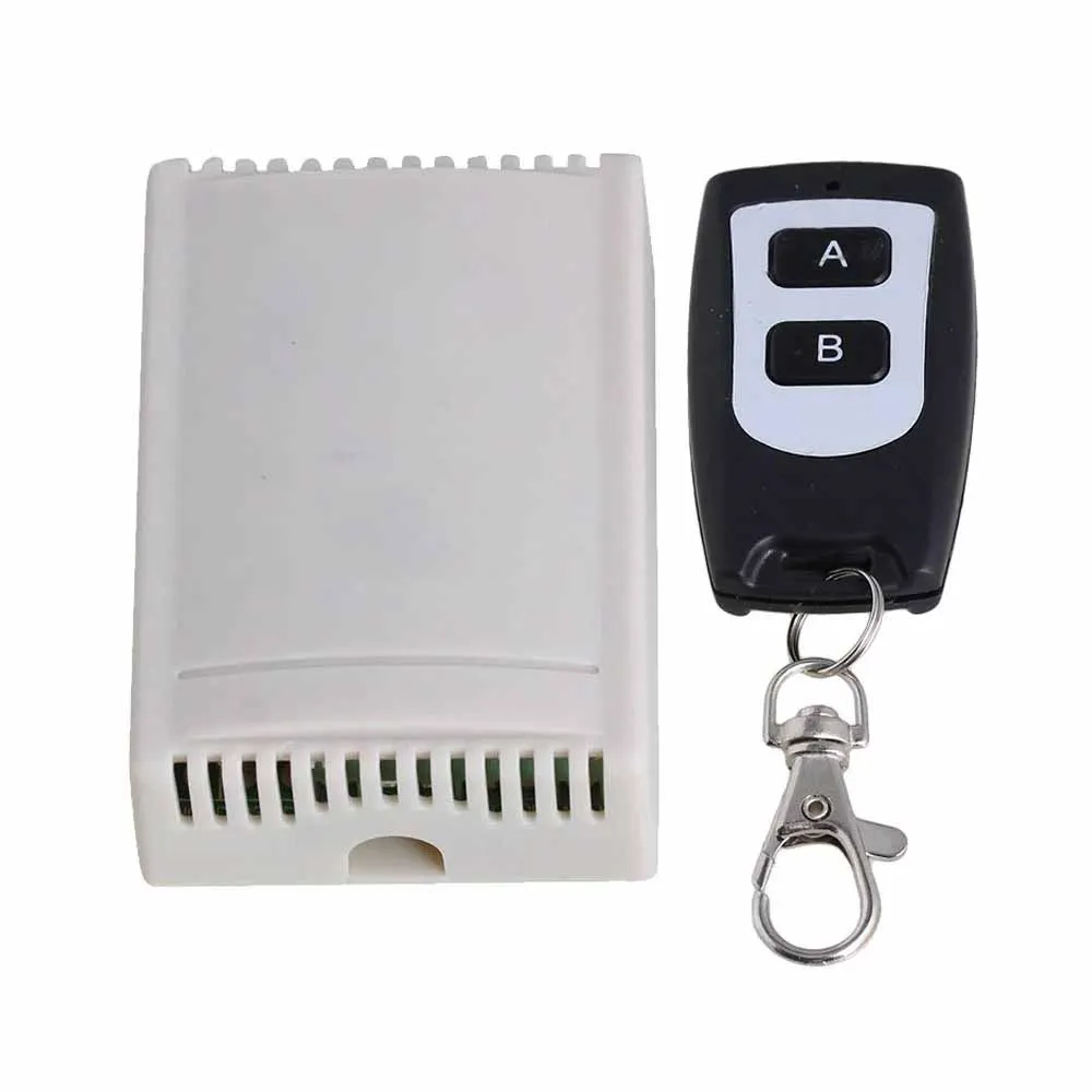6V 2CH Inching Self lock Waterproof AB Key Remote Control Switch 433MHz