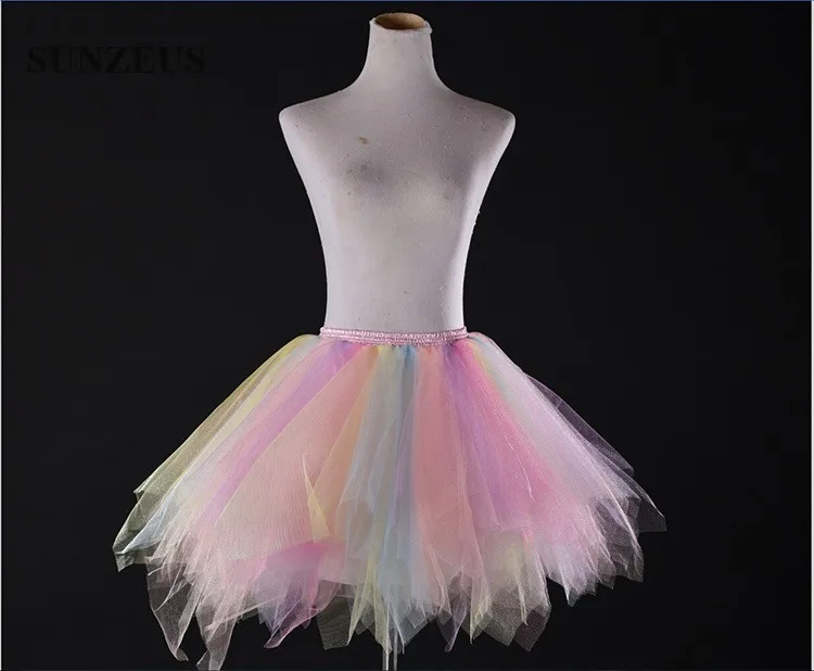 Разноцветные юбки-американки, Тюлевая Нижняя юбка, короткая юбка-пачка для девочек, пышная танцевальная юбка-пачка для взрослых