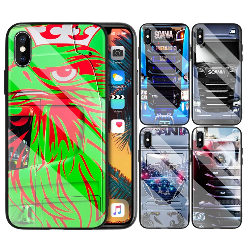 

Truck SCANIA Print Silicone Soft Case Coque for Apple iPhone 7 8 6 6S 11 11Pro X XR XS MAX Plus 7P 6P 8P 7+ 8+ Protective Cover
