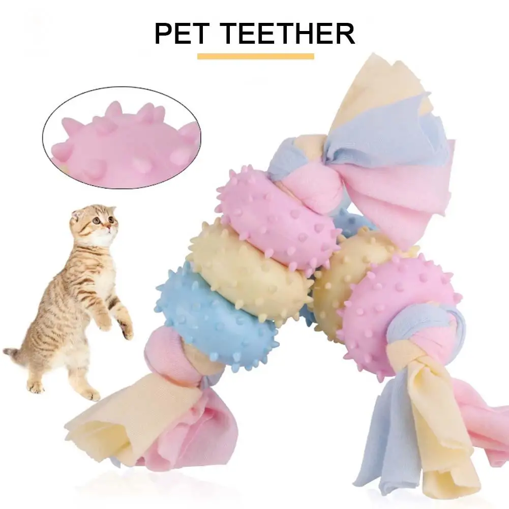 Pet игрушка для кусания инновационное кольцо из бисера сочетание собака прочный зуб тренировочный Прорезыватель поставки