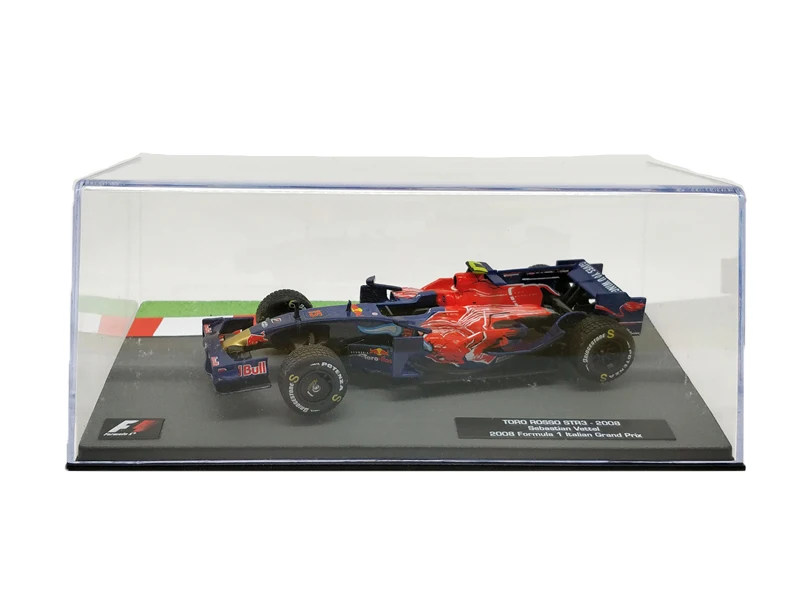 1:43 TORD ROSSO STR3 2008 No15 Vettel гоночный литой под давлением модель автомобиля миниатюрный автомобиль