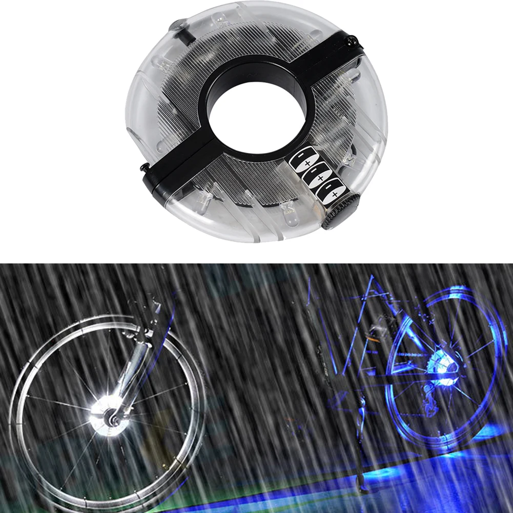 

1 Pcs Colorful Bicycle Hubs Spoke Wheel Light MTB Bike Night Cycling Waterproof Front Tail Warning LED Lamp Bike Accessories