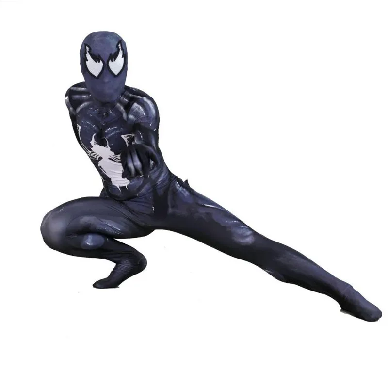  Kids Adult Anime Bodysuit 3D Printing Spider-Man Venom Cosplay Unisex Jumpsuits Tights Halloween Cosplay Costum Movie BOOCRE