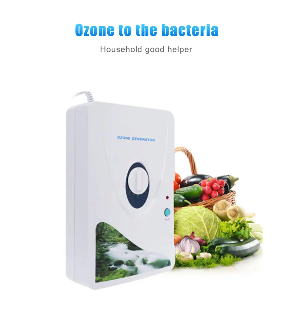 Бытовой детоксификатор озона очиститель воздуха озона генератор фруктов и овощей стиральная машина кислородная машина 110 В/220 В