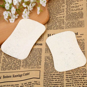 

1x Beige Sponge Loofah Dish Cleanning Towel Kitchen Anti-oil Sponge Loofah Brush Tools