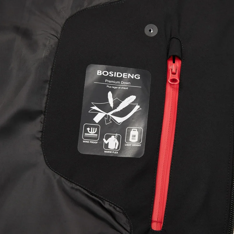 BOSIDENG NEW 90% white goose down jacket hooded goose down coat for men thicken light outwear waterproof high quality B80142145