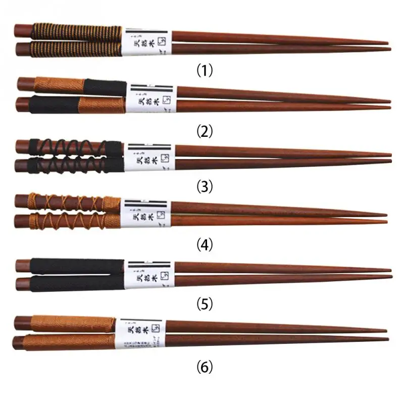 

SLSHLYJ Japanese-style natural handmade wood baby chopsticks Japan/China eating ware chop sticks with string round 2017 new sale