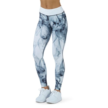 

Women Printing Yo-ga Stretch Sporting High Waist Pants Trousers