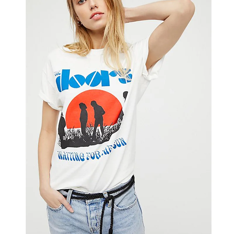 

Summer Graphic Tee Shirt Women Grunge Aesthetic Vintage Retro Cotton Christmas Tops T Shirt Feminist Vegan Plus Size Clothes