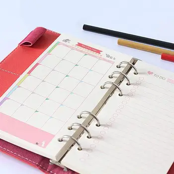 

45pcs Kawaii A6 Loose-leaf Handbook Refills Six-hole Planner Notebook Inner Pages Filler Paper Inside Page Planner Stationery