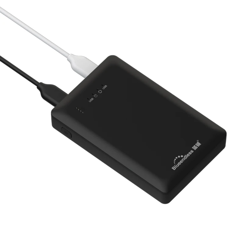 Portable hard disk 4000mah power bank max 2T storage connect android/ios phone typeC to USBA external USB drive extension USB3.1