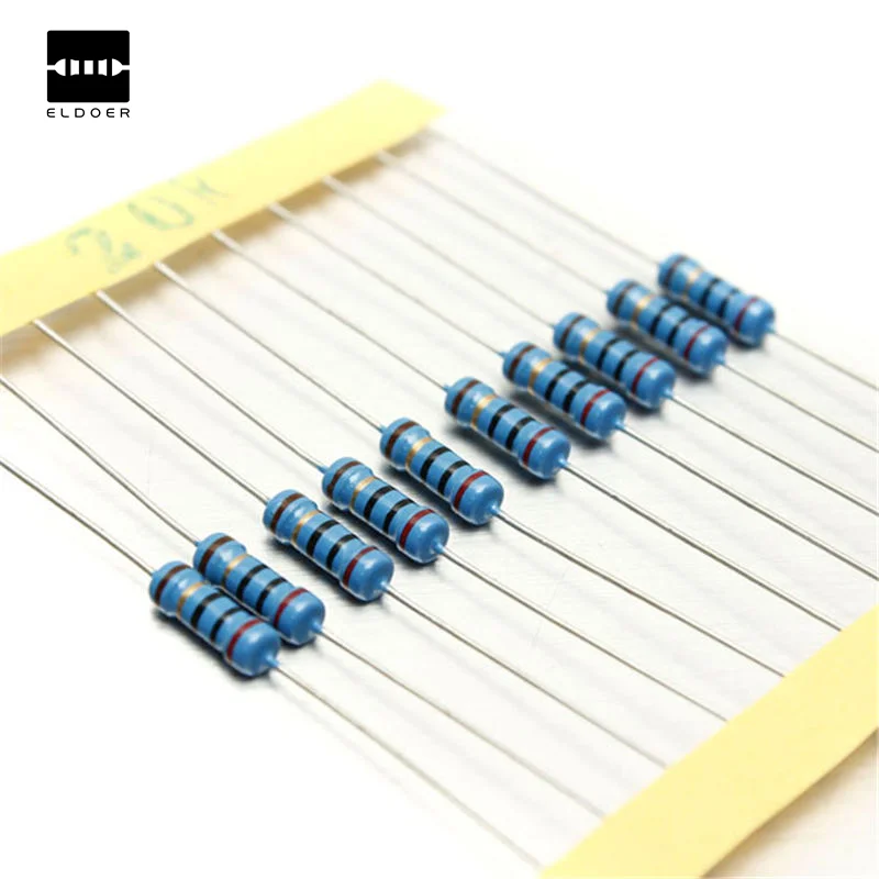 Hot Sale (1.2ohm 1M ohm) Resistance 500Pcs 1/2W Power Resistor Set 0.5W