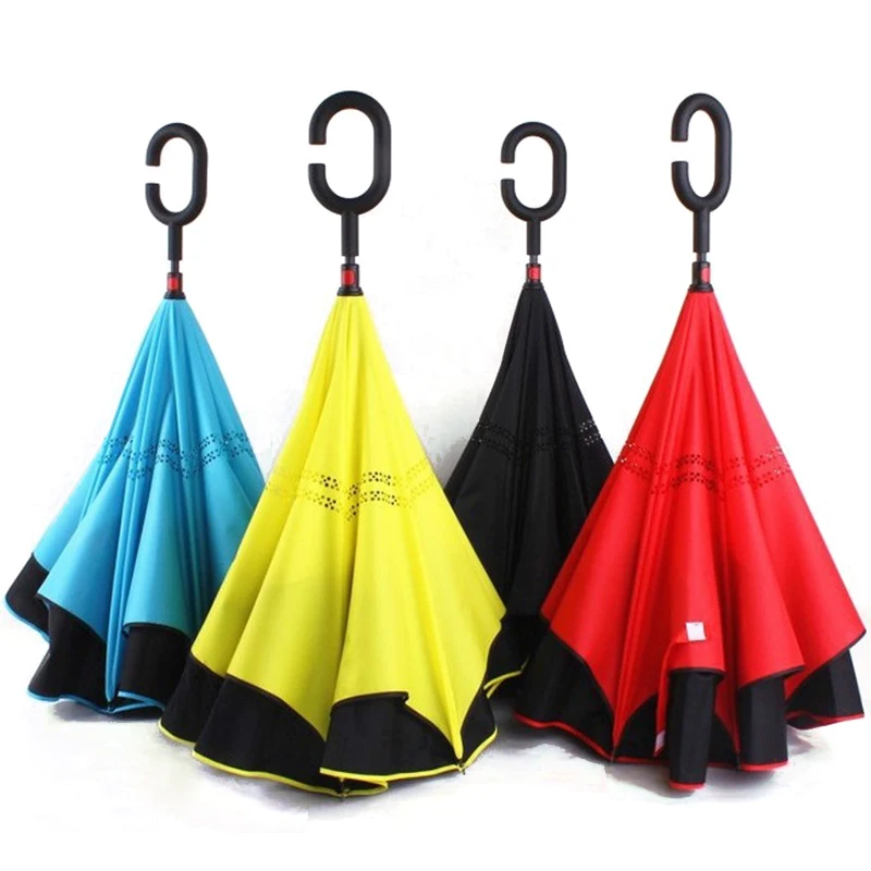 

New Portable Reverse umbrella ladies small five fold sun umbrella Men's Umbrella Mini Pocket Umbrellas