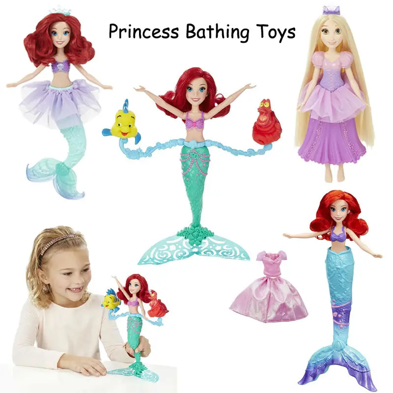 little mermaid water doll