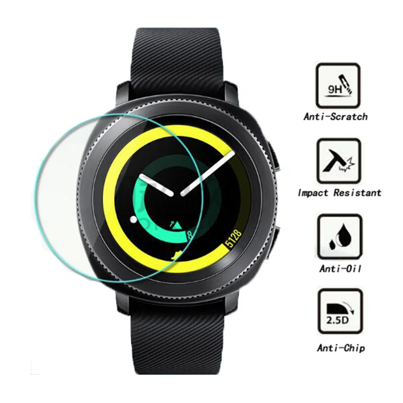 9H 2.5D Защитная пленка для телефона Samsung Gear Sport закаленное стекло Защита экрана S4