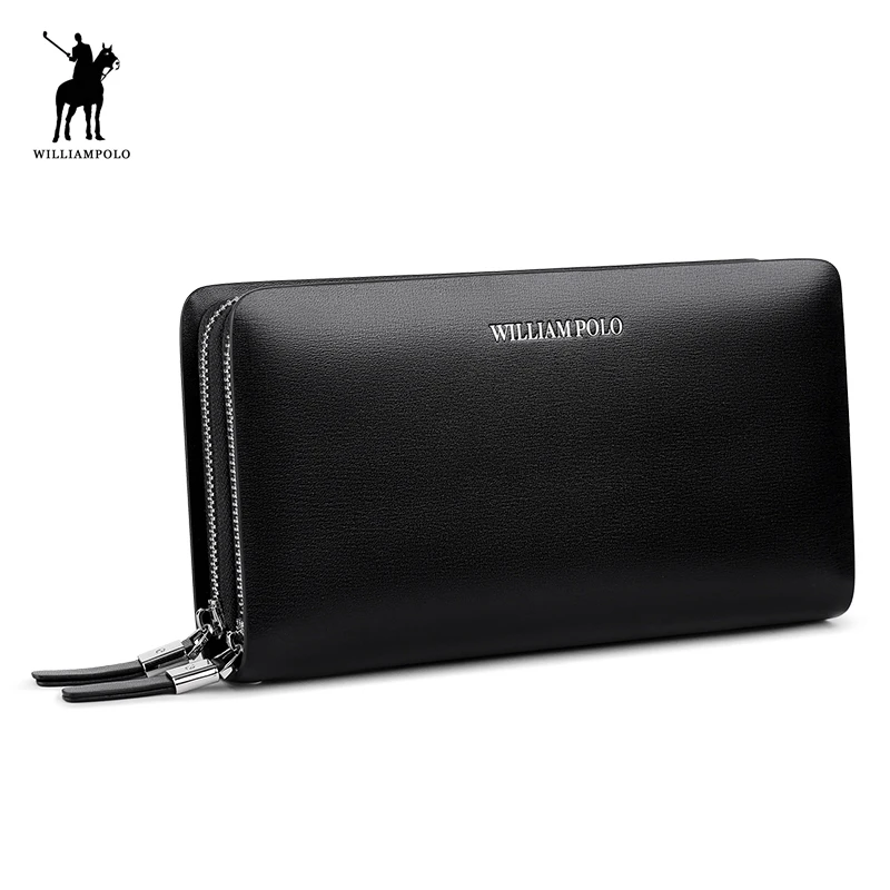 

2019 Men Wallet Leather Purse Fashion Casual Lonog Business Male Clutch Wallets Men's Handbags239