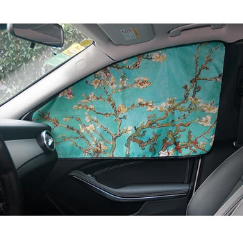 

Magnet Car Window Sun Shade Foldable Windshield Sunshade Universal Car Side Window Visor Curtain UV Protection