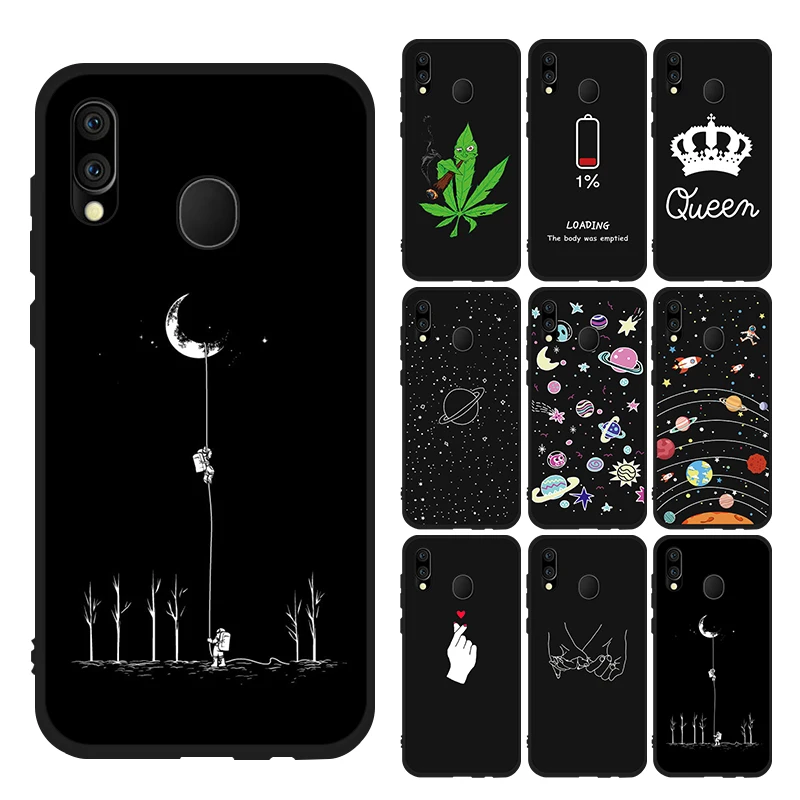 For Samsung A50 A51 Case Cute Love Heart Pattern Galaxy A70 A71 A40 A30 A10 A20 A20E A60 Silicone TPU Cover | Мобильные телефоны и