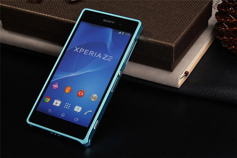 Для sony Z2 Z 2 Бампер металлический бампер Пряжка Чехол для sony Xperia Z2 D6502 D6503 D6543 L50 L50w 5," телефон Алюминиевый Чехол