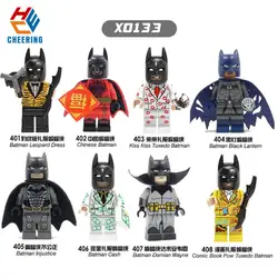 X0133 Супер Герои китайский Бэтмен деньги черный Lantem здания Конструкторы кирпичи фигурки героев обучения подарок игрушечные лошадки детей