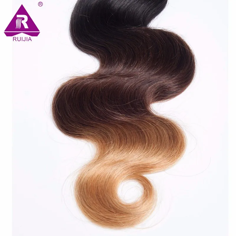 8A Grade Ombre Mongolian Body Wave Virgin Hair 3pcs Mongolian Ombre Hair Human Hair Weave Dark Brown 1B 4 27 Tissage Bresilienne (48)