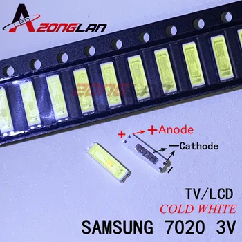 

200PCS For SAMSUNG LED LCD Backlight TV Application LED Backlight TT721A 0.5W 3V 7020 Cool white LED LCD TV Backlight