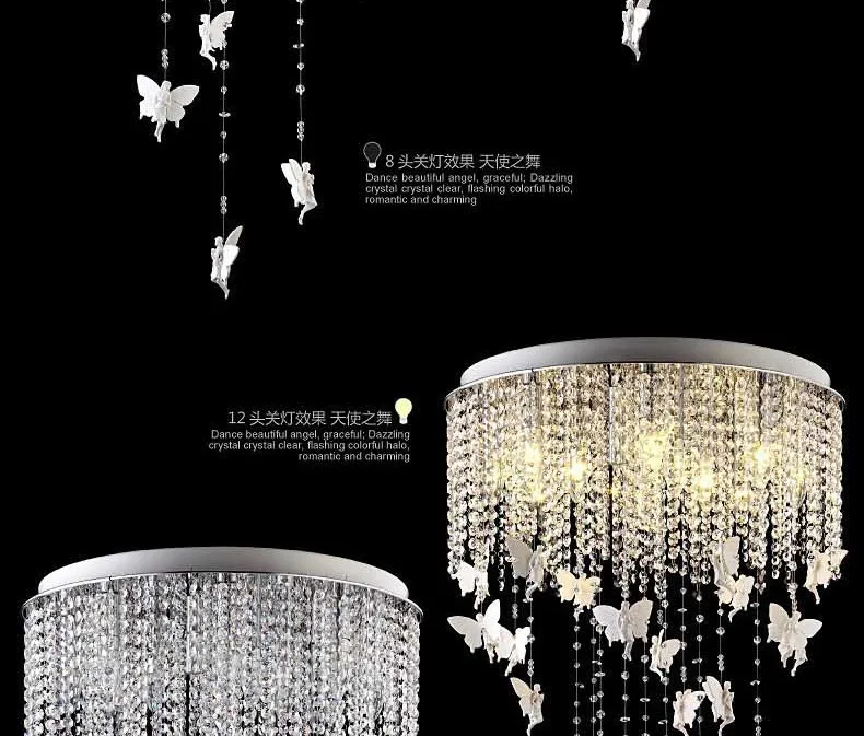 Роскошный круглый кристалл k9, современная люстра, светодиодный светильник с кристаллами, современный светодиодный, креативный, простой, Круглый, для ресторана, люстры