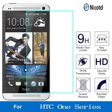 Protecteur d'écran pour HTC Desire, Film en verre trempé pour modèles 510, 610 et 626, pour modèles One M7, M8, M9, M10, E8, X9, A9, E9 Plus, 9H=