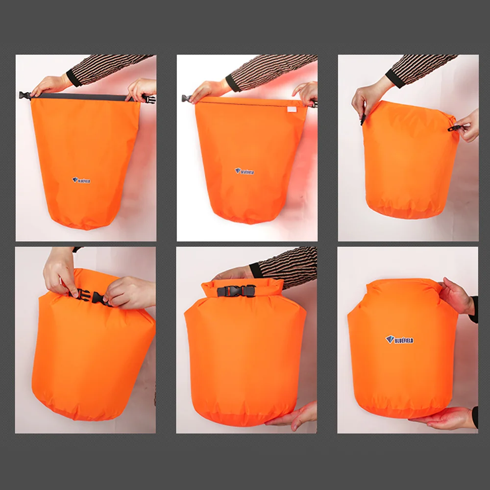 10L/20L высококачественные водонепроницаемые сумки для отдыха на природе Сверхлегкий Плавательный Кемпинг пляж катание на лодках Каякинг речной поход Дрифтинг сухой мешок