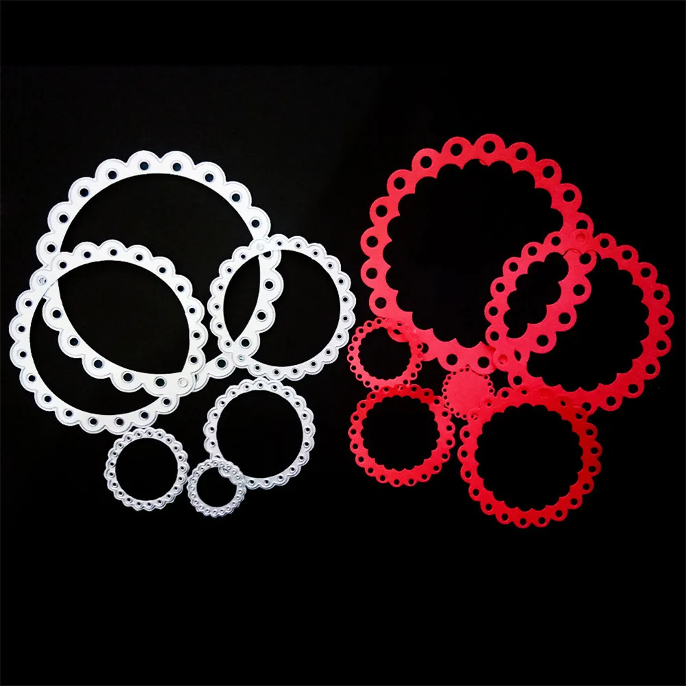  3 Styles Circles Ballerina Butterfly Series Cutting Dies Set For Diy Card Stencil Scrapbooking Invi - 32885867752