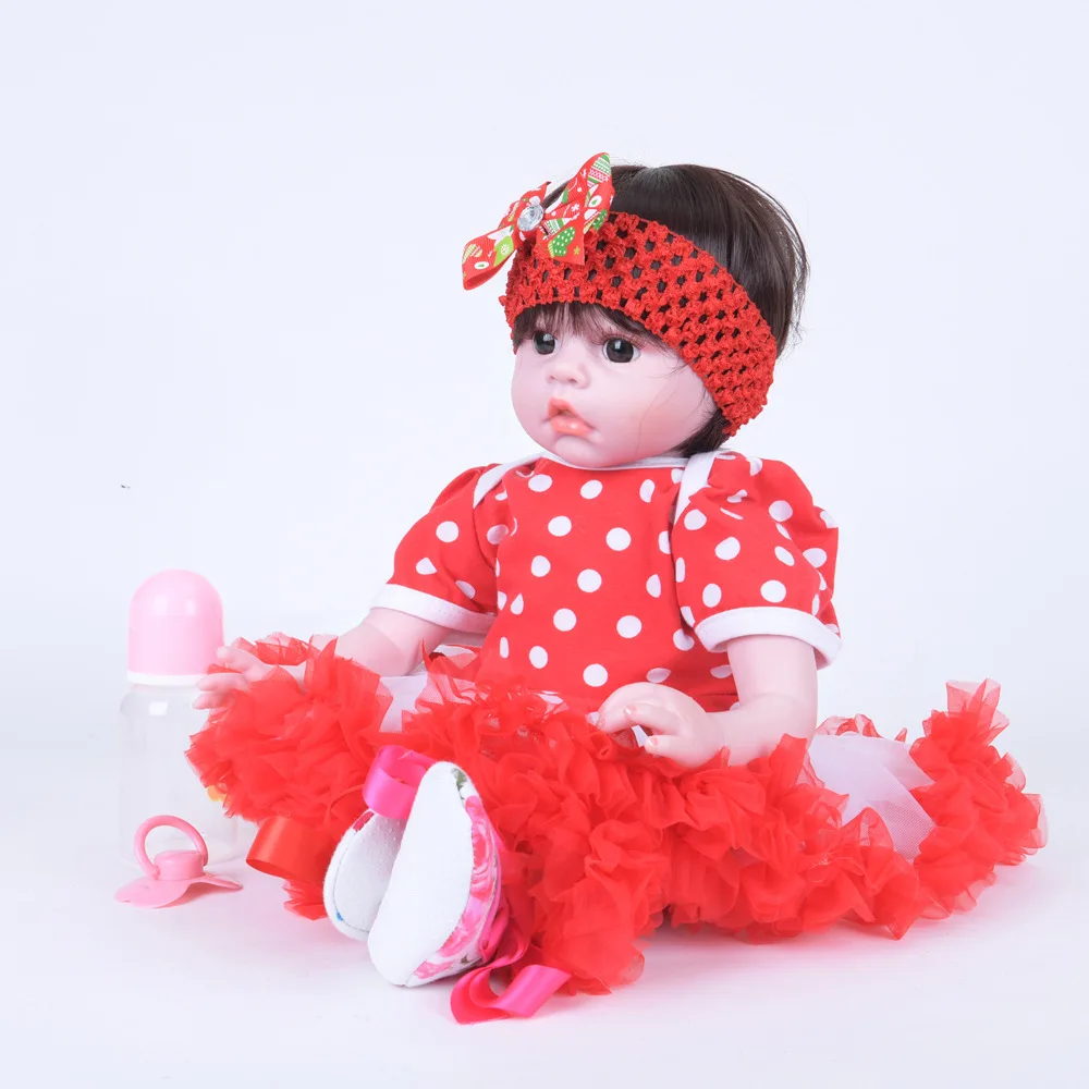 55 см Bebe Реалистичная кукла Новорожденный новорожденный подарок для детей день