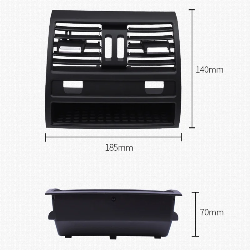 Автомобильный Кондиционер вентиляционное отверстие гриль розетка панель с хромированной пластиной для BMW 5 серии F10 F18 LHD передний ряд ветер левый центр правый