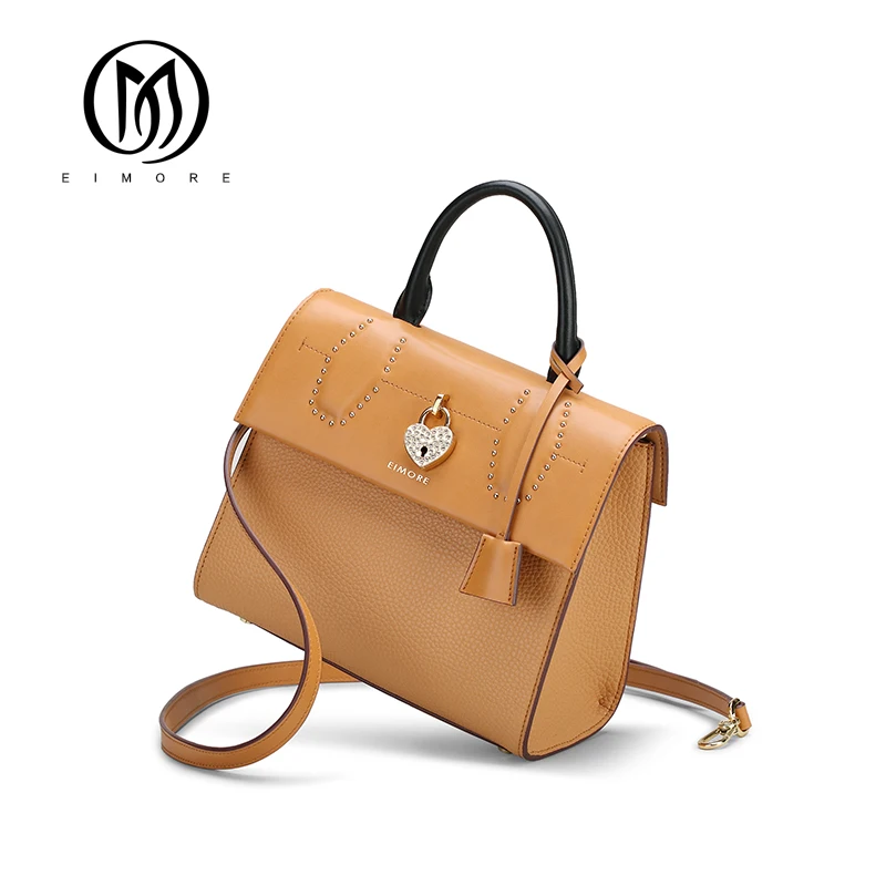 

EIMORE 2019 New Women Bag Genuine Leather Women Messenger bag Luxury Designer Female Fashion Shoulder bags Real Leather Handbag