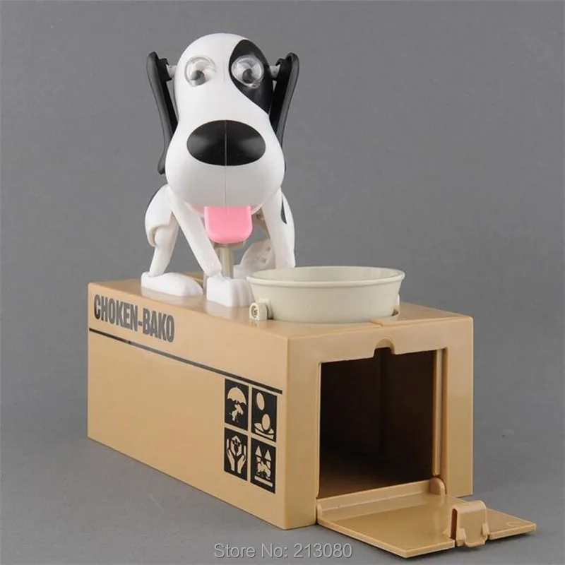 My Dog Piggy Bank Robotic Coin Munching Toy Money Box (8)