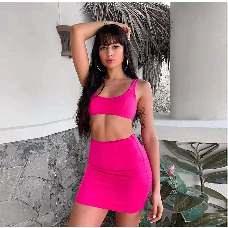 two piece sexy dress
